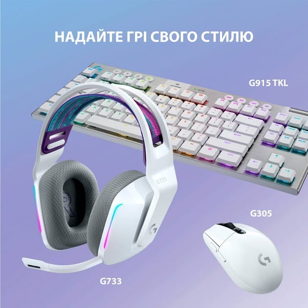 Гарнитура Logitech G733 White (981-000883)