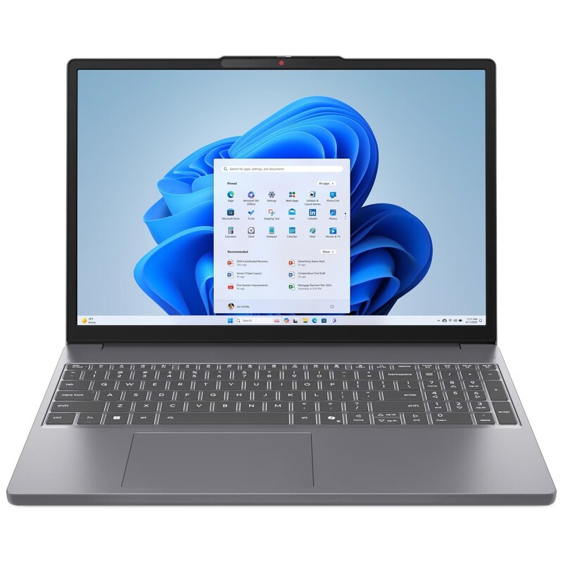 Ноутбук Lenovo IdeaPad Slim 3 15IRH10 (83K101K9RA) Luna Grey