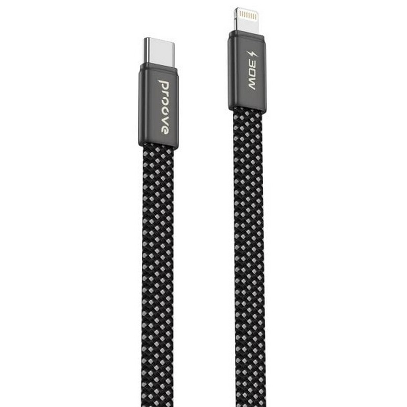 Кабель Proove AirLine USB-C - Lightning (M/M), 30W, 1 м, Black (CCAI30002101)