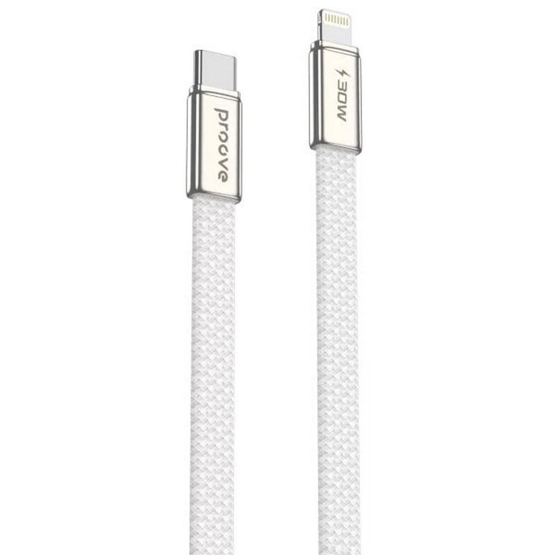 Кабель Proove AirLine USB-C - Lightning (M/M), 30W, 1 м, White (CCAI30002102)