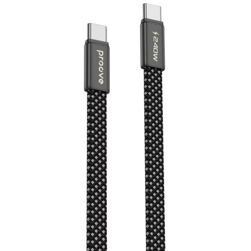 Кабель Proove AirLine USB-C - USB-C (M/M), 240W, 1.5 м, Black (CCAI24002201)