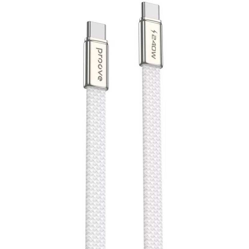 Кабель Proove AirLine USB-C - USB-C (M/M), 240W, 1.5 м, White (CCAI24002202)