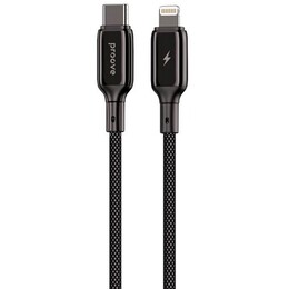 Кабель Proove Dense Metal USB-C - Lightning (M/M), 27W, 2 м, Black (CCDM27002121)