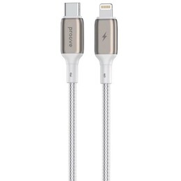 Кабель Proove Dense Metal USB-C - Lightning (M/M), 27W, 2 м, White (CCDM27002122)