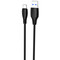 Фото - Кабель Proove Simple Silicone USB Type-A - USB Type-C (M/M), 2 м, Black (CCSS15001221) | click.ua