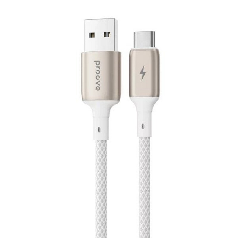 Кабель Proove Dense Metal USB - USB-C (M/M), 1 м, White (CCDM20001202)