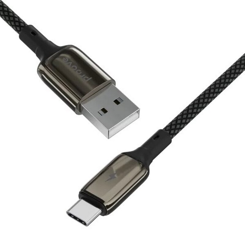 Кабель Proove Dense Metal USB - USB-C (M/M), 2 м, Black (CCDM20001221)
