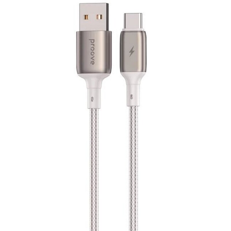 Кабель Proove Dense Metal USB - USB-C (M/M), 2 м, White (CCDM20001222)