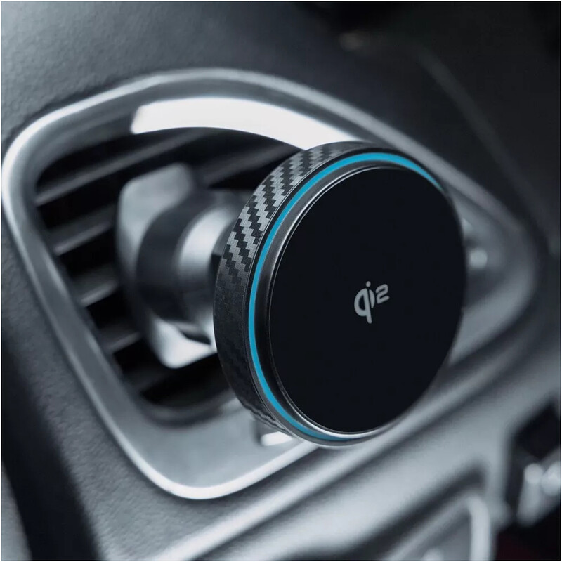 Тримач автомобільний+бездротове ЗУ Proove Graphite Circle Qi2 15W Black (WHGC15010001)