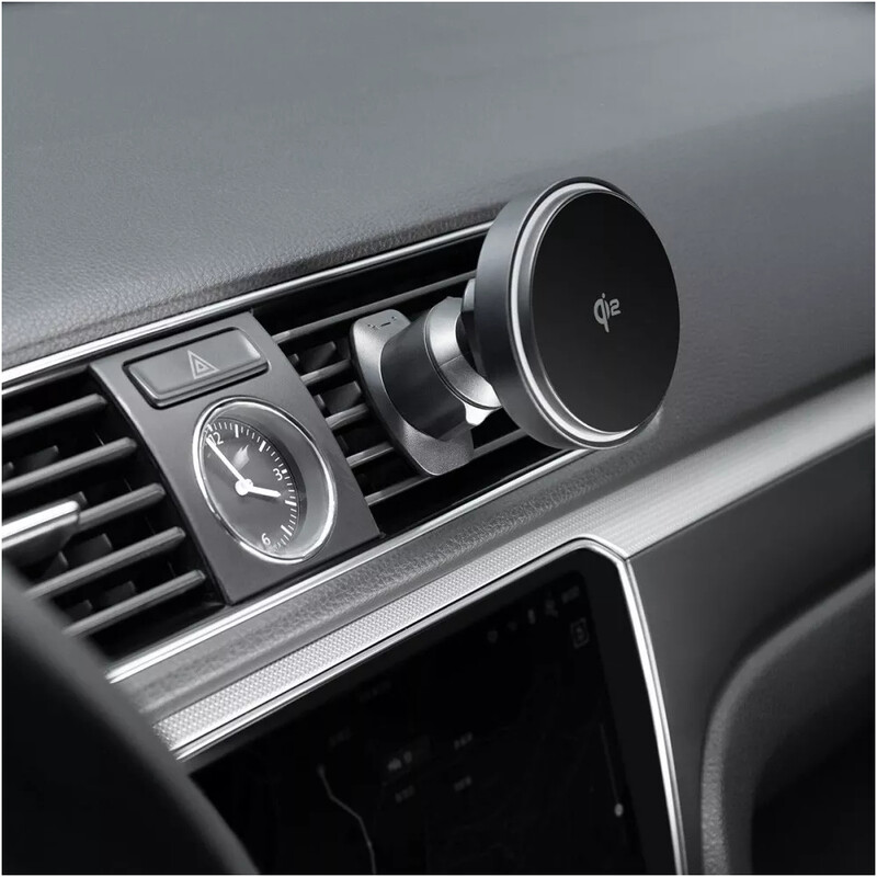 Тримач автомобільний+бездротове ЗУ Proove Light Circle Qi2 15W Black (WHLC15010002)