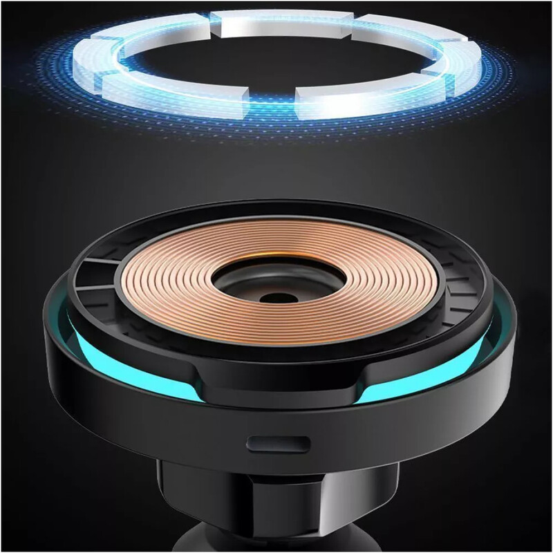 Тримач автомобільний+бездротове ЗУ Proove Spark Qi2.2 25W Black (WHSQ25002001)