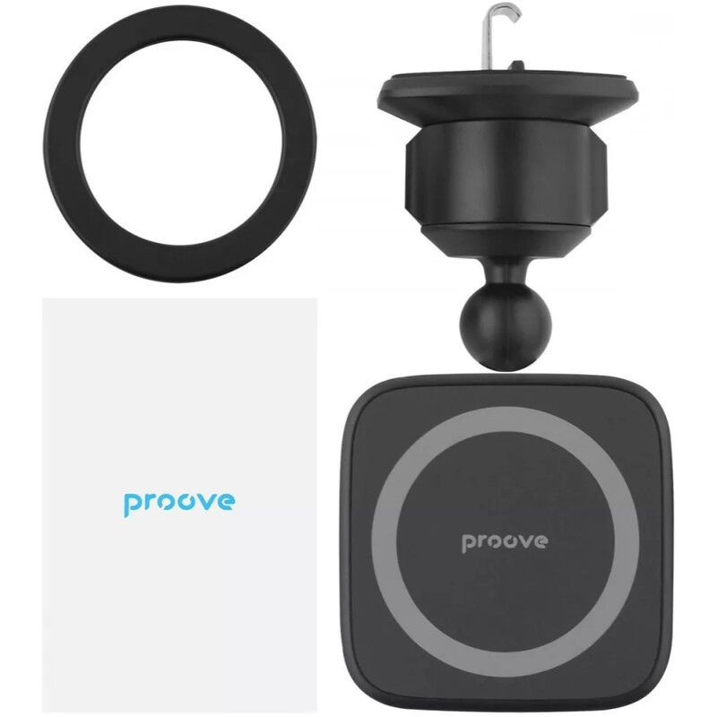 Держатель автомобильный Proove Block Magnetic Air Outlet Car Mount Black (CHMA00000001)