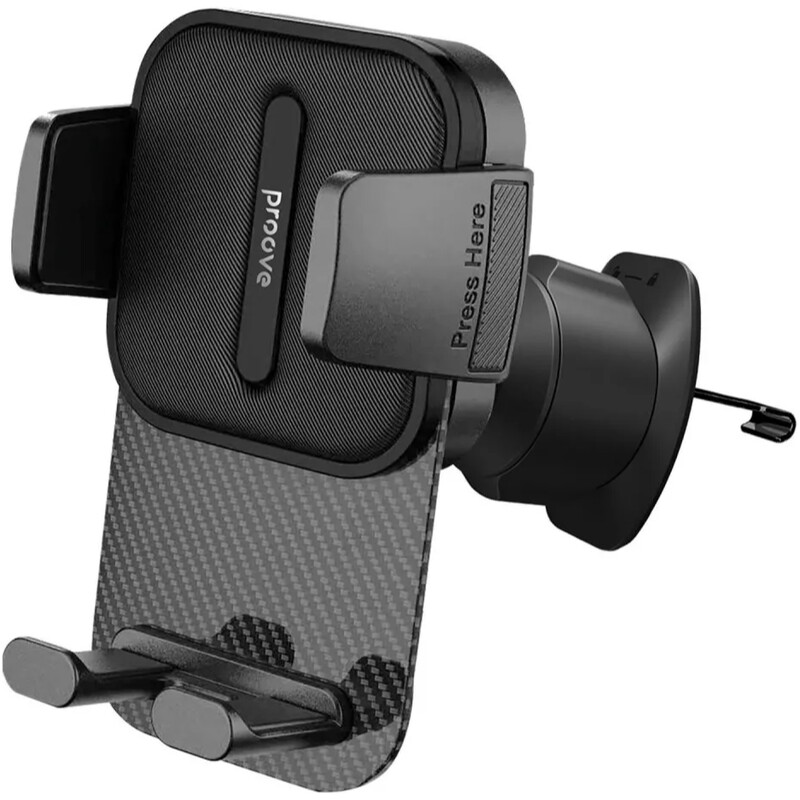 Держатель автомобильный Proove Carbon Clamp Air Outlet Car Mount Black (CHCNA0000001)