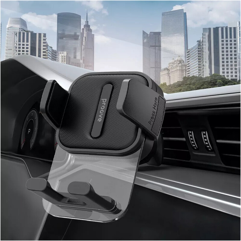 Тримач автомобільний Proove Crystal Clamp Air Outlet Car Mount Black (CHCC00000001)