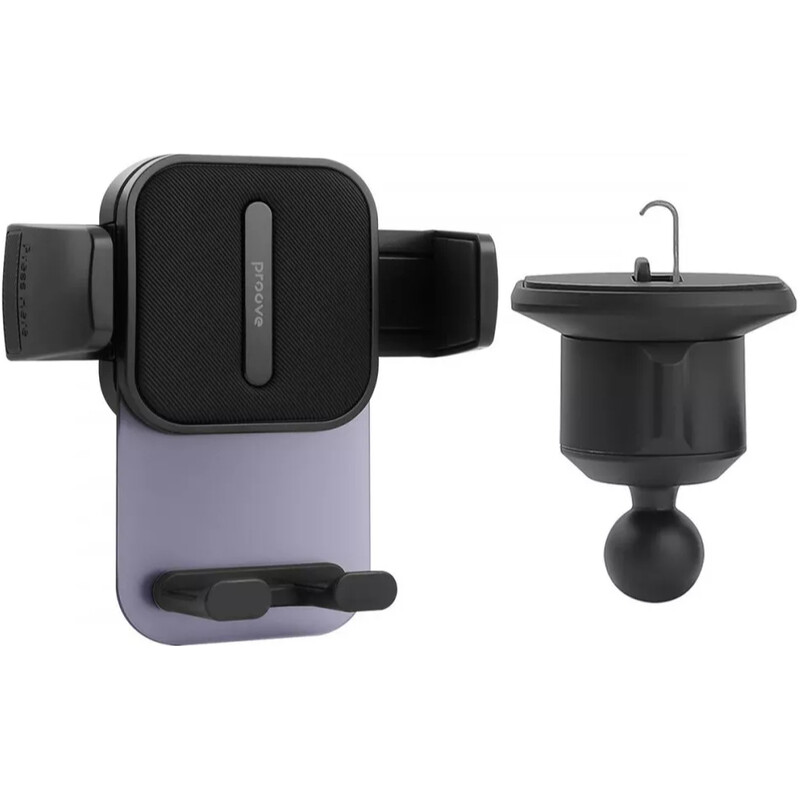 Тримач автомобільний Proove Crystal Clamp Air Outlet Car Mount Black (CHCC00000001)