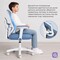 Фото - Крісло офісне Qlab Kids Edition Gray/Blue (KC327BL) | click.ua