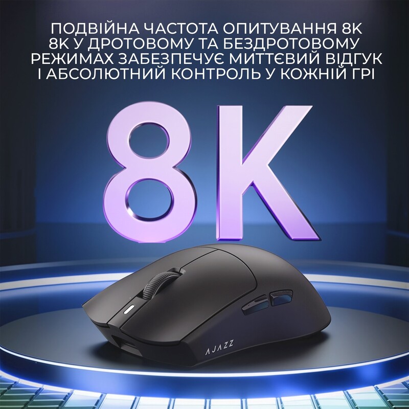 Мышь беспроводная Ajazz AJ139 Near Link V3 Pro+ Black (AJ139-NL-V3-PRO-B)