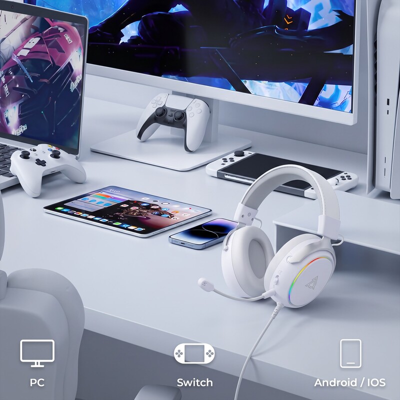 Bluetooth-гарнитура Ajazz AHM10 Max Black (AHM10-MAX-B)