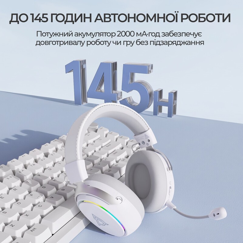 Bluetooth-гарнитура Ajazz AHM10 Max Black (AHM10-MAX-B)