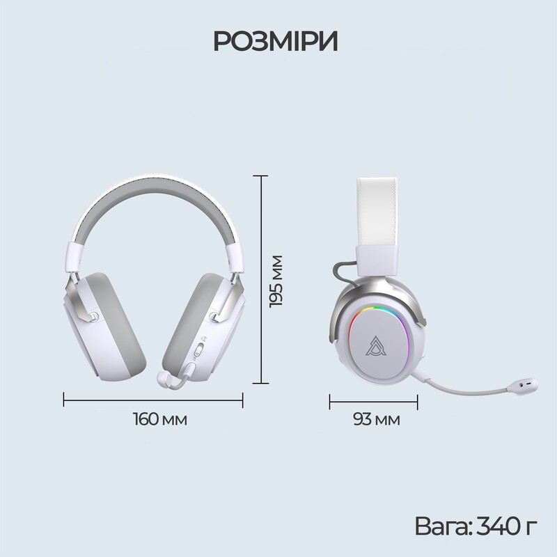 Bluetooth-гарнитура Ajazz AHM10 Max Black (AHM10-MAX-B)