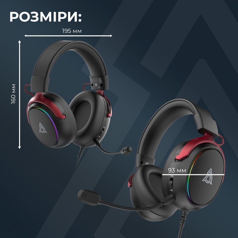 Гарнитура Ajazz AHW10 Black (AHW10-B)