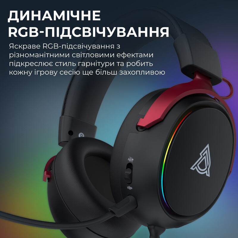 Гарнитура Ajazz AHW10 Black (AHW10-B)