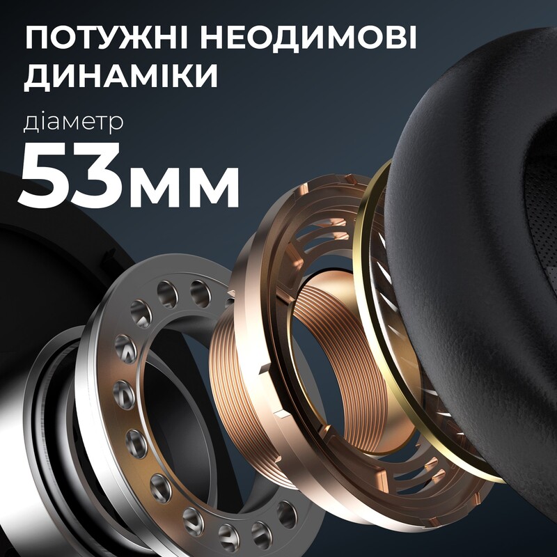 Гарнитура Ajazz AHW10 Black (AHW10-B)