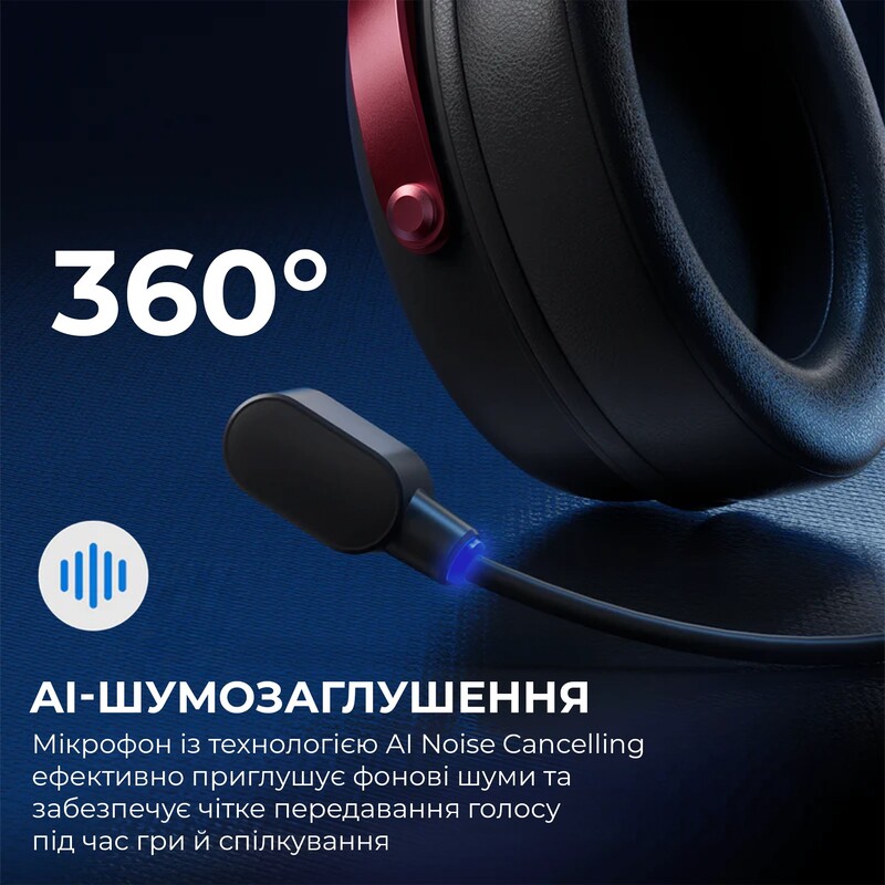Гарнитура Ajazz AHW10 Black (AHW10-B)