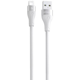 Кабель Proove Soft Silicone USB Type-A - Lightning (M/M), 2 м, White (CCSO20001122)
