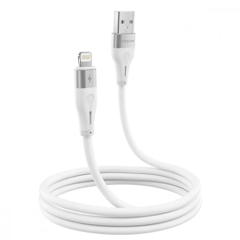 Кабель Proove Soft Silicone USB Type-A - Lightning (M/M), 2 м, White (CCSO20001122)