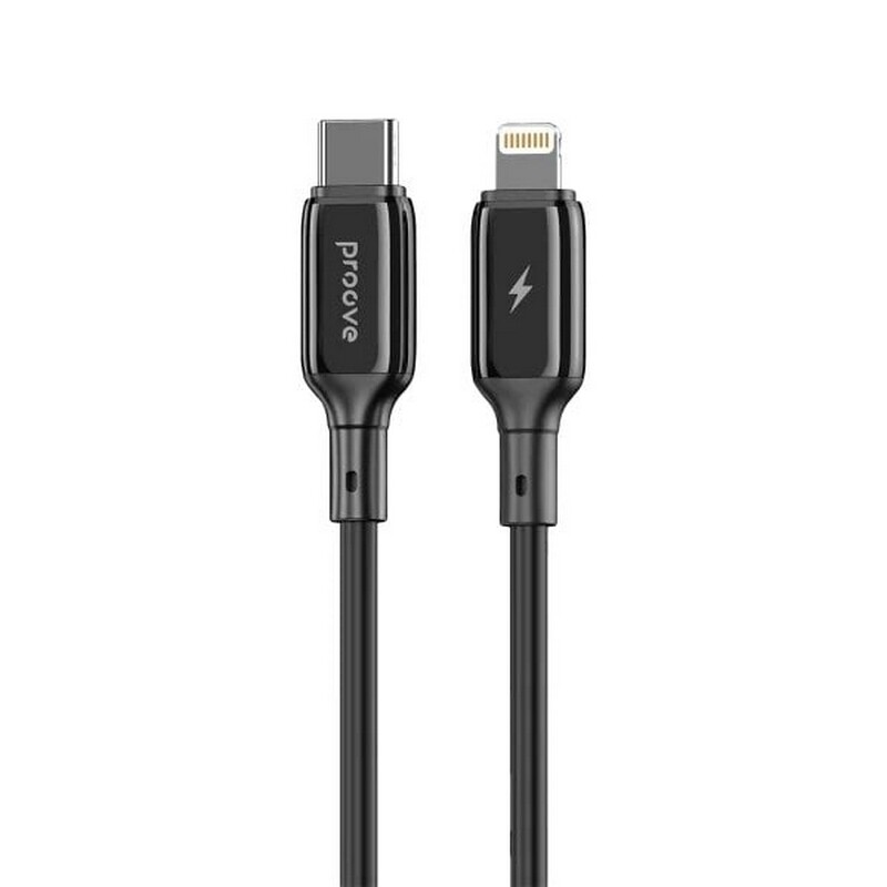 Кабель Proove Flex Metal USB-C - Lightning (M/M), 27W, 1 м, Black (CCFM27002101)