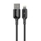 Фото - Кабель Proove Flex Metal USB - Lightning (M/M), 1 м, Black (CCFM20001101) | click.ua