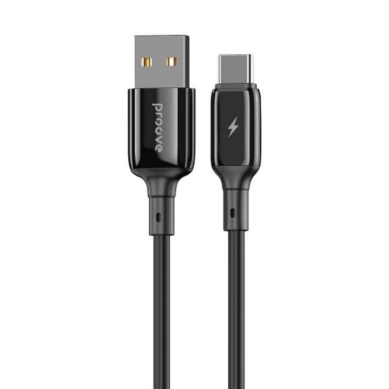 Кабель Proove Flex Metal USB - USB-C (M/M), 1 м, Black (CCFM20001201)