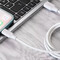 Фото - Кабель Proove Striped Silicone USB Type-A - Lightning (M/M), 1 м, White (CCSS00001102) | click.ua