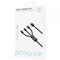 Фото - Кабель Proove Triple Connection USB Type-A - Lightning + micro USB + USB Type-C (M/M), 10W, 1.3 м, Black (CCTC15001501) | click.ua