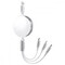 Фото - Кабель Proove Triple Sync USB Type-A - Lightning + micro USB + USB Type-C (M/M), 10W, 1.2 м, White (CCTS20001502) | click.ua
