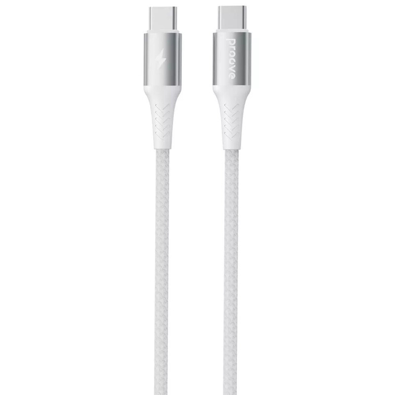 Кабель Proove WireX Pro USB Type-C - USB Type-C (M/M), 100W, 1.5 м, White (CCWX11002202)