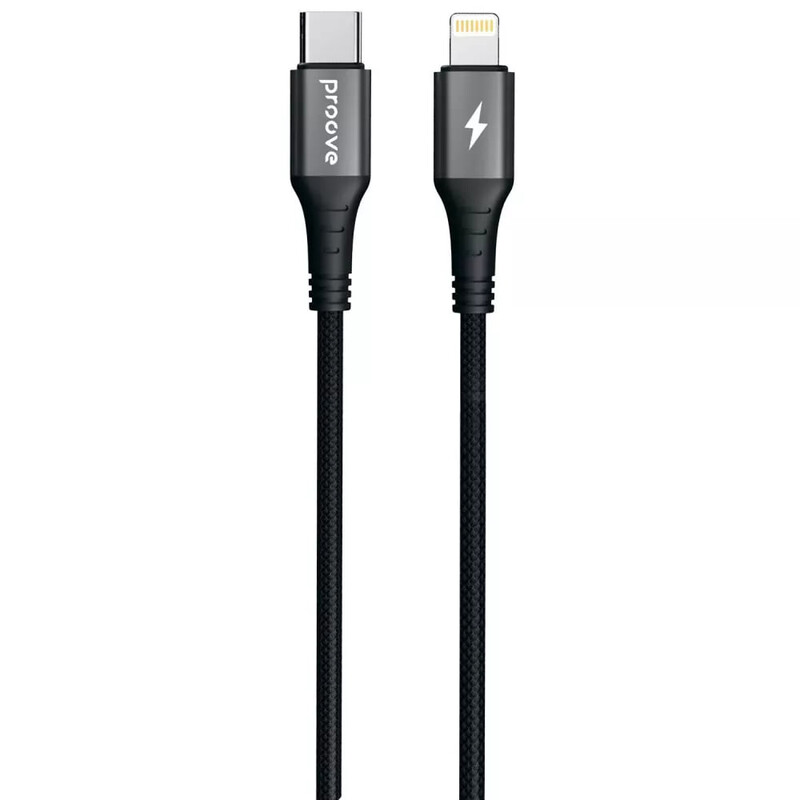 Кабель Proove WireX USB Type-C - Lightning (M/M), 27W, 1 м, Black (CCWX27002101)