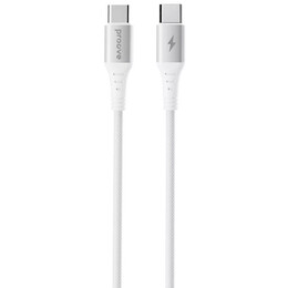 Кабель Proove WireX USB Type-C - USB Type-C (M/M), 60W, 1 м, White (CCWX60002202)