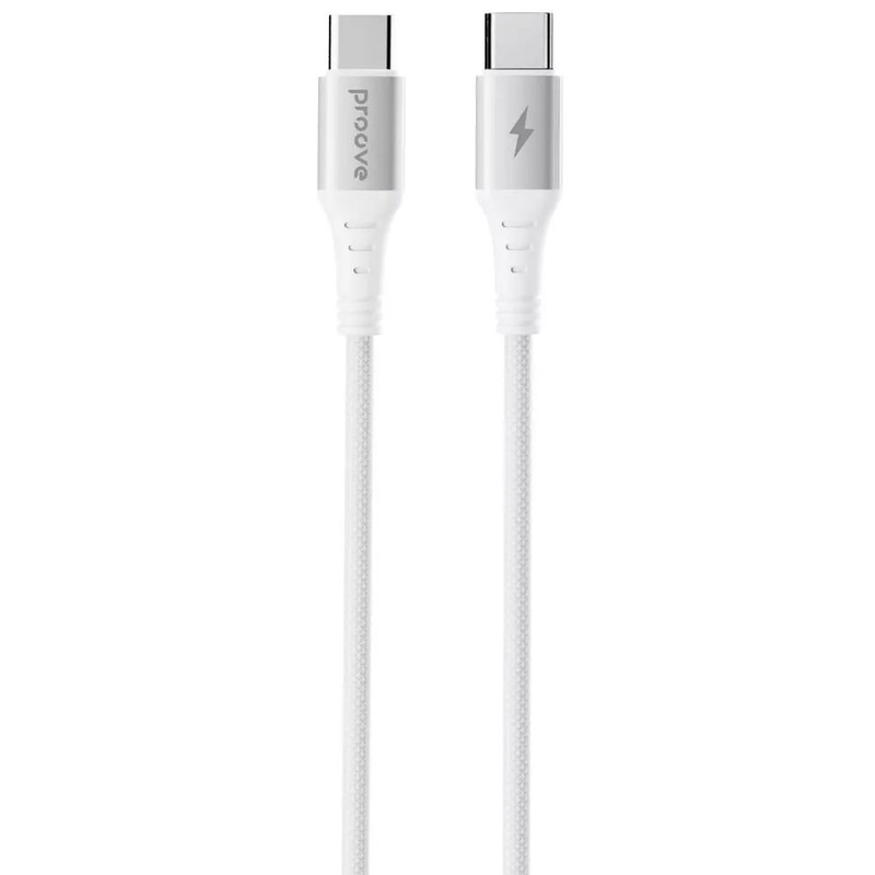 Кабель Proove WireX USB Type-C - USB Type-C (M/M), 60W, 1 м, White (CCWX60002202)