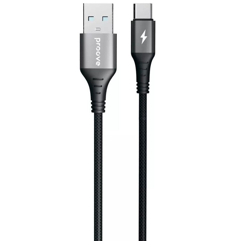 Кабель Proove WireX USB Type-A - USB Type-C (M/M), 27W, 1 м, Black (CCWX15001201)