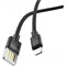 Фото - Кабель Hoco U55 Outstanding USB - Lightning, 1.2 м, Black (22084) | click.ua