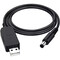 Фото - Кабель PRC USB Type-A - DC 5.5x2.1 мм, 12V, 0.9 м, Black (39134) | click.ua