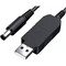 Фото - Кабель PRC USB Type-A - DC 5.5x2.1 мм, 12V, 0.9 м, Black (39134) | click.ua