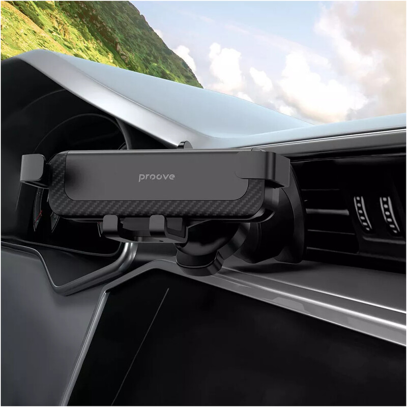 Держатель автомобильный Proove Gravity Pro Air Outlet Car Mount Black (CHGP00000001)