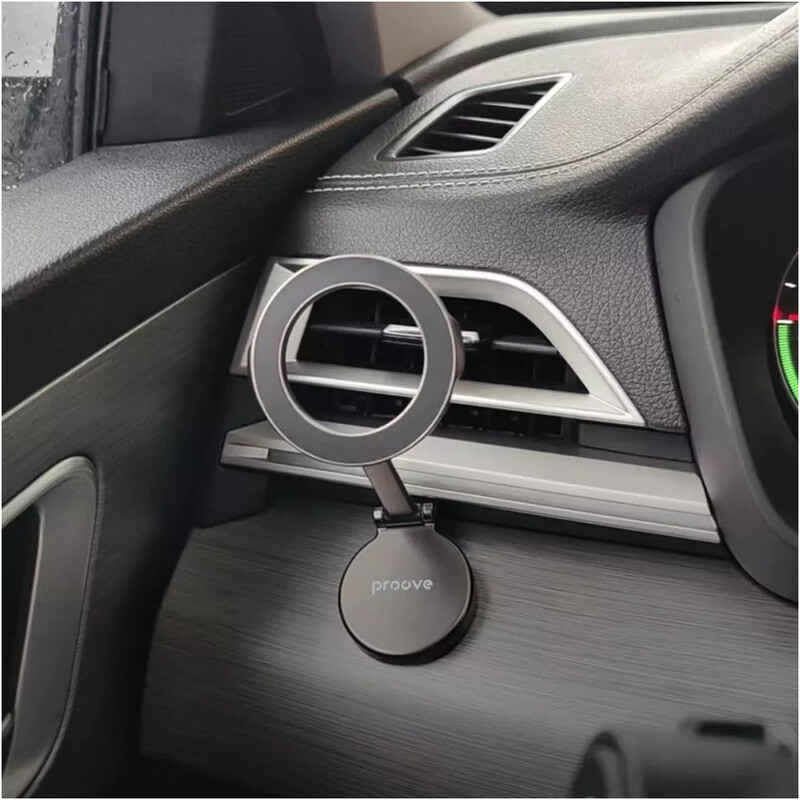 Держатель автомобильный Proove Hoop Stick-on Car Mount Magnetic Ring Black (CHHS00000005)