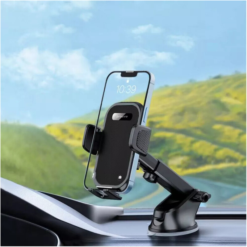 Держатель автомобильный Proove Longway Plaid Suction Type Car Mount Black (CHLP00000001)