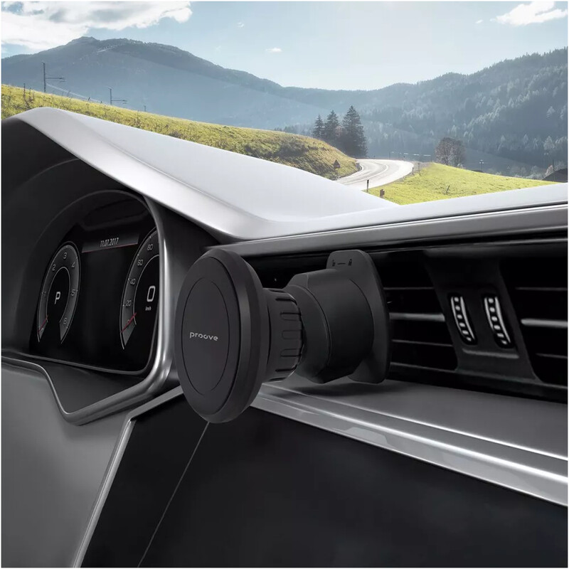 Держатель автомобильный Proove Strong Magnetic Air Outlet Car Mount Black (CHSR00000001)