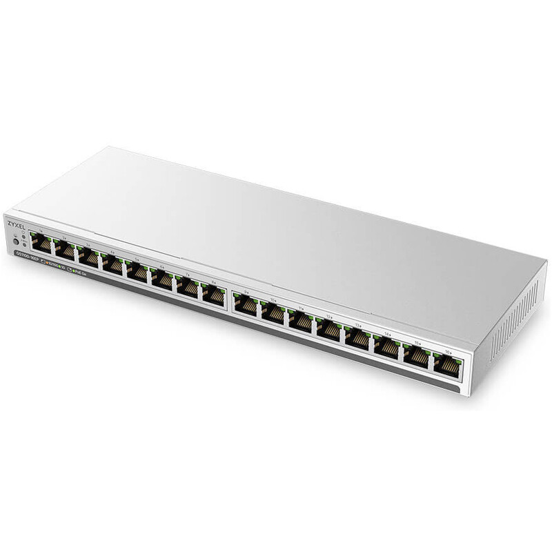 Комутатор ZYXEL GS1100-16EP (GS1100-16EP-EU0101F)