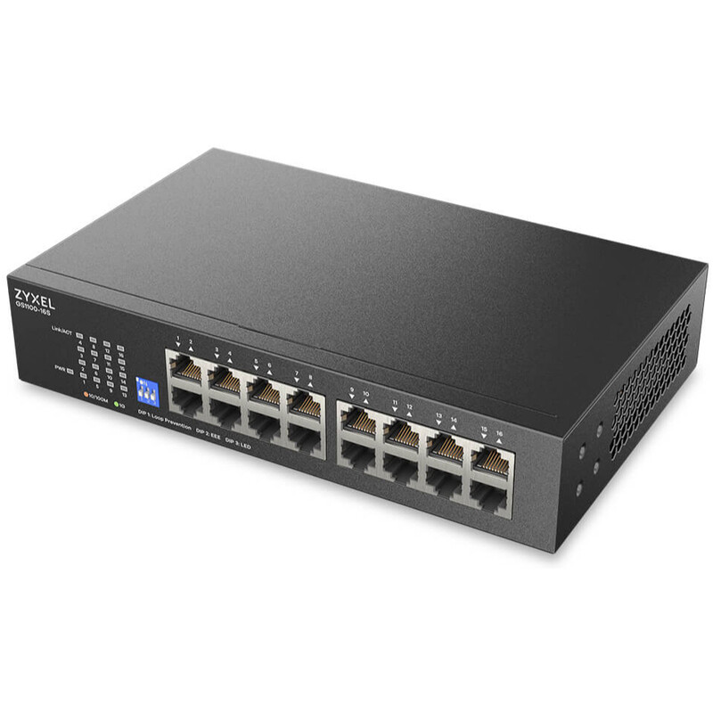 Комутатор ZYXEL GS1100-16S (GS1100-16S-EU0101F)